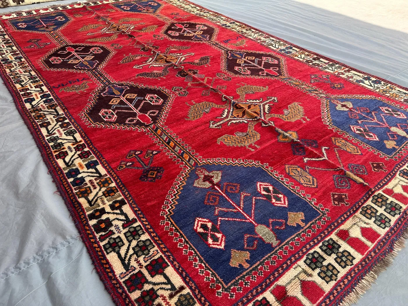 5x10 Antique Turkish Wide runner rug, Vintage Afghan Handmade Wool Area Rug, Oriental Runner Rug, Patio Rug, Moroccan rug, Home decor