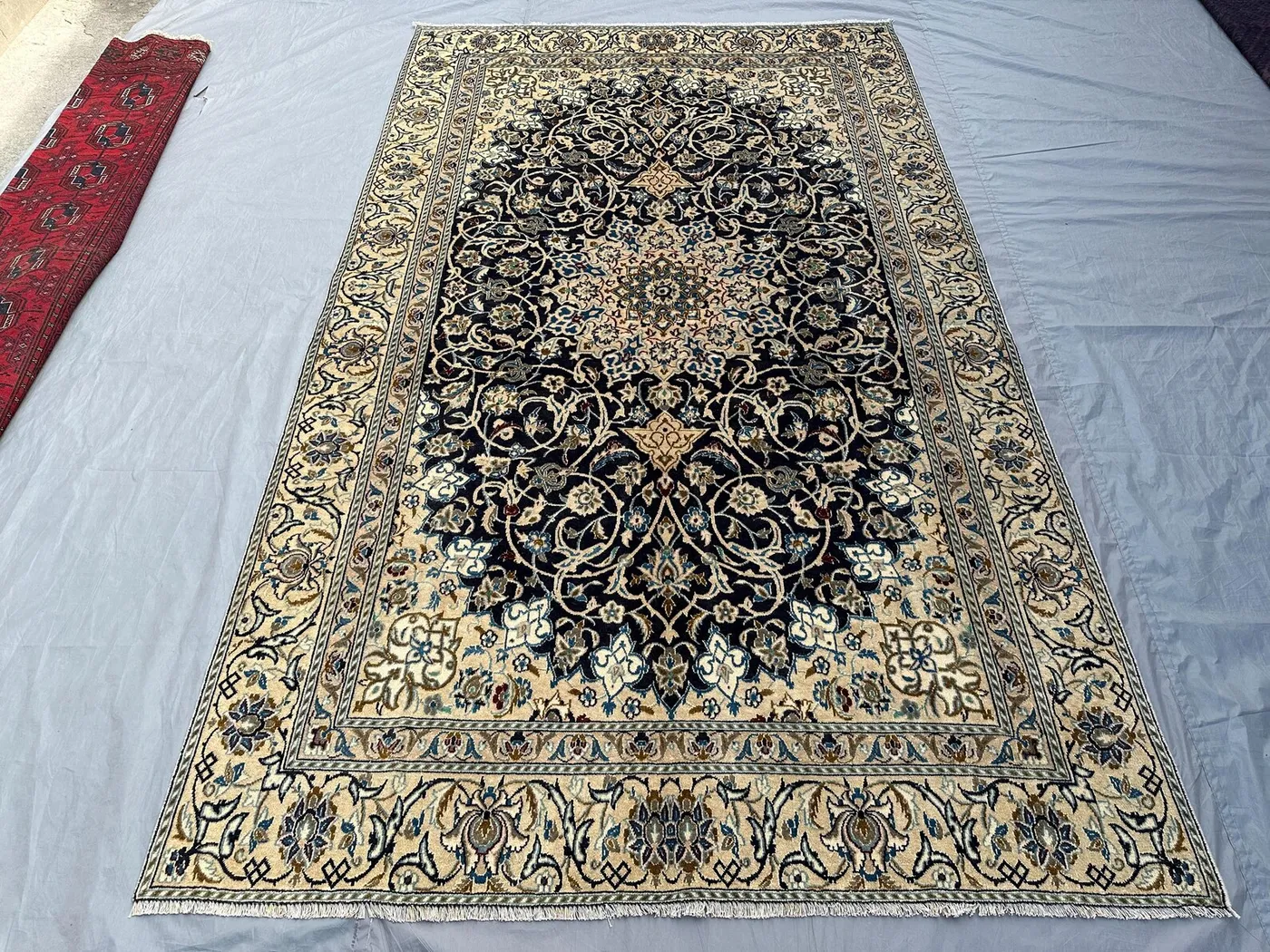 Antique Turkish Hand-Knotted Rug 6x10 Geometric Wool Area Carpet | Rare Bohemian Tribal Rug | Vintage Afghan Wool Rug | Outdoor  Home Decor