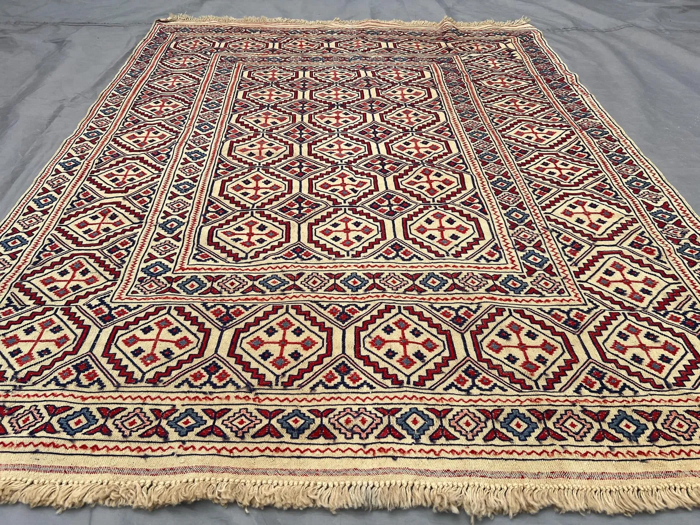 Antique Afghan sumak kilim rug 4x6 flat weave tribal carpet handmade wool vintage decor boho style one of a kind rare rug | farmhouse rug