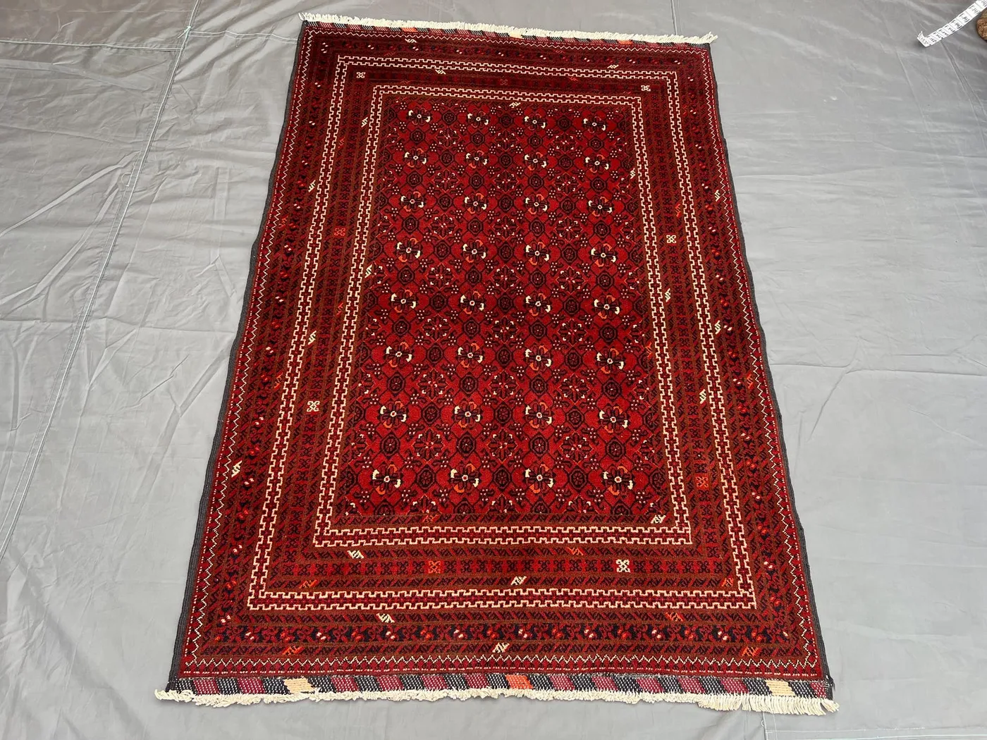 4x6 Patno's gull Rug, Vintage Antique Rug, Afghan Tribal Rug, Bukhara Rug, Turkmen rug, Handmade Wool Rug, Vintage Area Rug, Rug For Bedroom