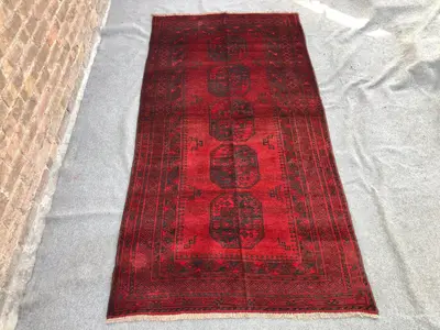 4x8 Ft Antique  Handmade Rug / Afghan Turkmen pill phi Area rug /  old vintage  rug / Gorgeous handmade rug / 