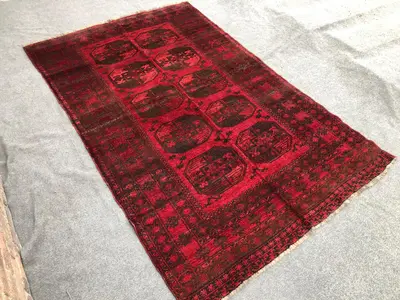 5x8 Ft Antique Handmade Rug / Turkmani Maldari Area rug / old vintage rug / Gorgeous handmade rug / Super Area