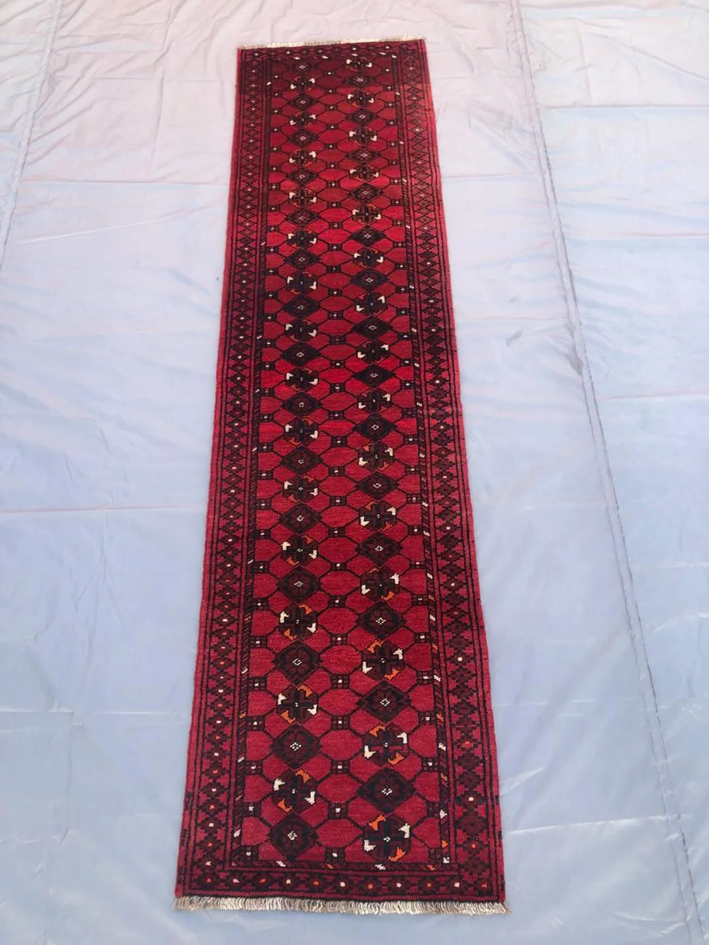 Vintage 2x7 ft Runner Rug/Antique Bohemian Hallway Carpet /Timeless Oriental Design/Classic Home Decor/Handcrafted 2x7 ft Vintage Runner Rug