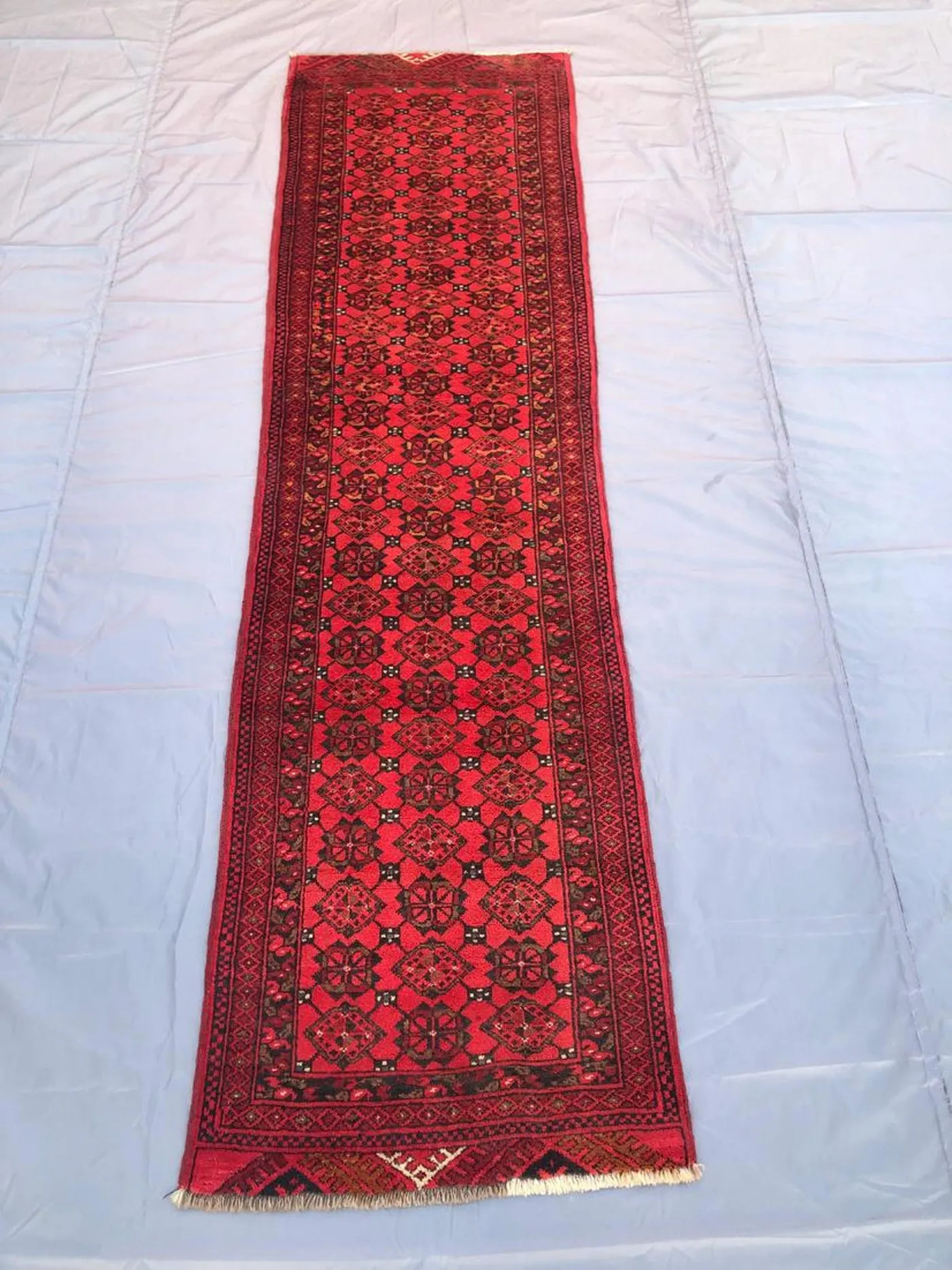 Afghan Vintage wool Runner Rug 2x9 ft, Afghan Vintage Runner rug, Entryway Runner Rug , Classic Afghan Vintage Runner Rug, Timeless Wool Rug