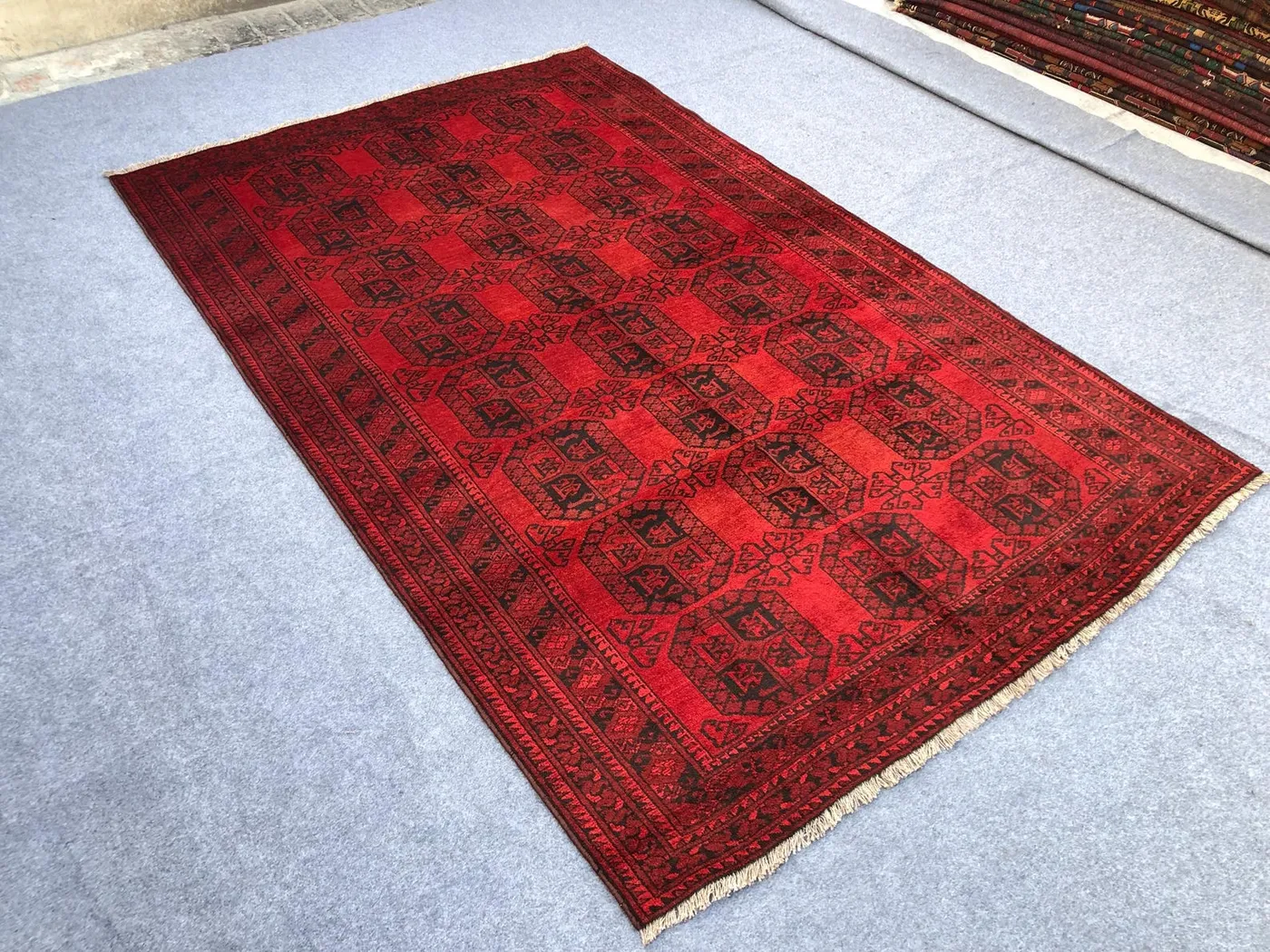 5x8 Ft Antique Handmade Rug / Turkmani Pill Pia rug / old vintage rug / Gorgeous handmade rug / Super Area rug /Area room rug 162x262 cm