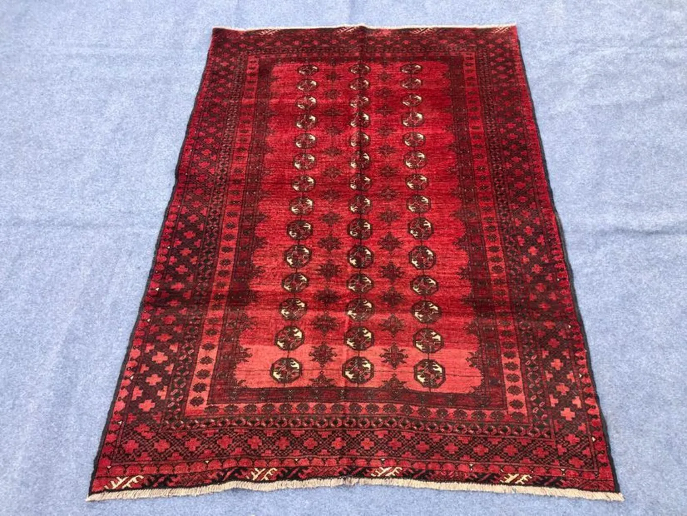 4x6 Afghan rug, Vintage Antique Rug, Turkmen rug, Afghani Tribal Rug, Mora gull rug, Handmade Wool Rug, Vintage Area Rug, Rug For Bedroom