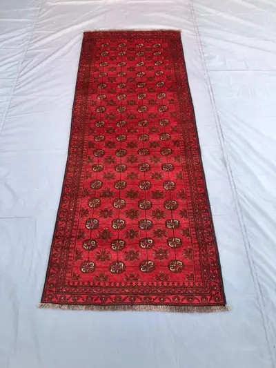 3x8 ft Persian Bashiri Runner Rug Vintage Handwoven Beauty for Hallways Timeless Handwoven Art , Vintage runne