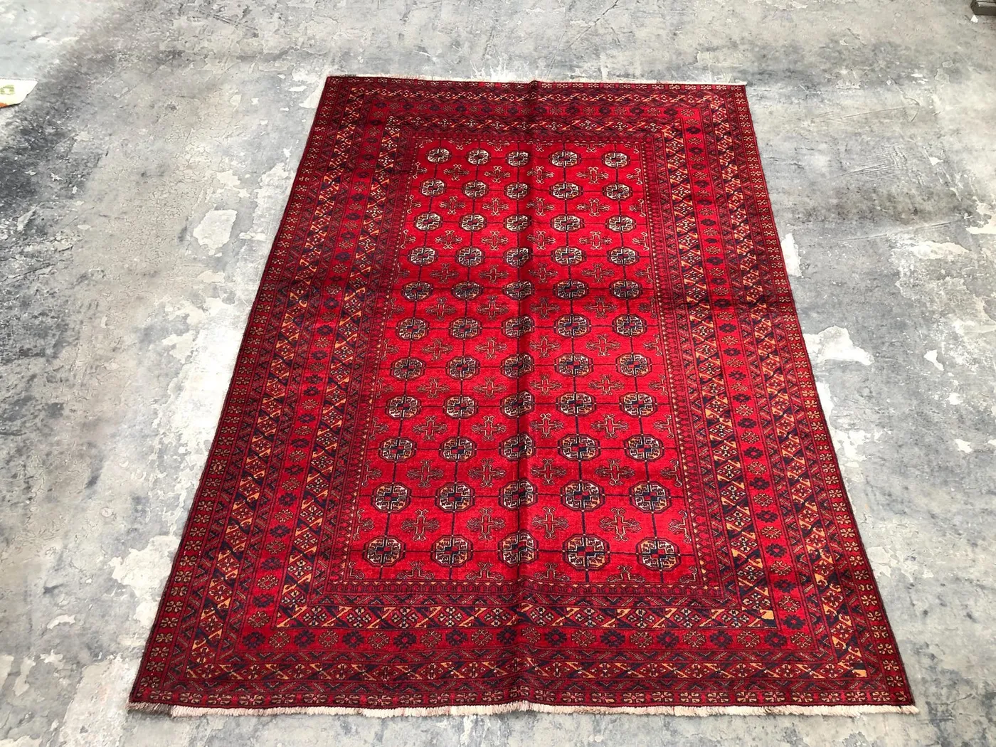 5x8 Ft Antique Handmade Rug / Turkmani Mora gull rug / old vintage rug / Gorgeous handmade rug / Super Area rug /Area room rug 165x242 cm
