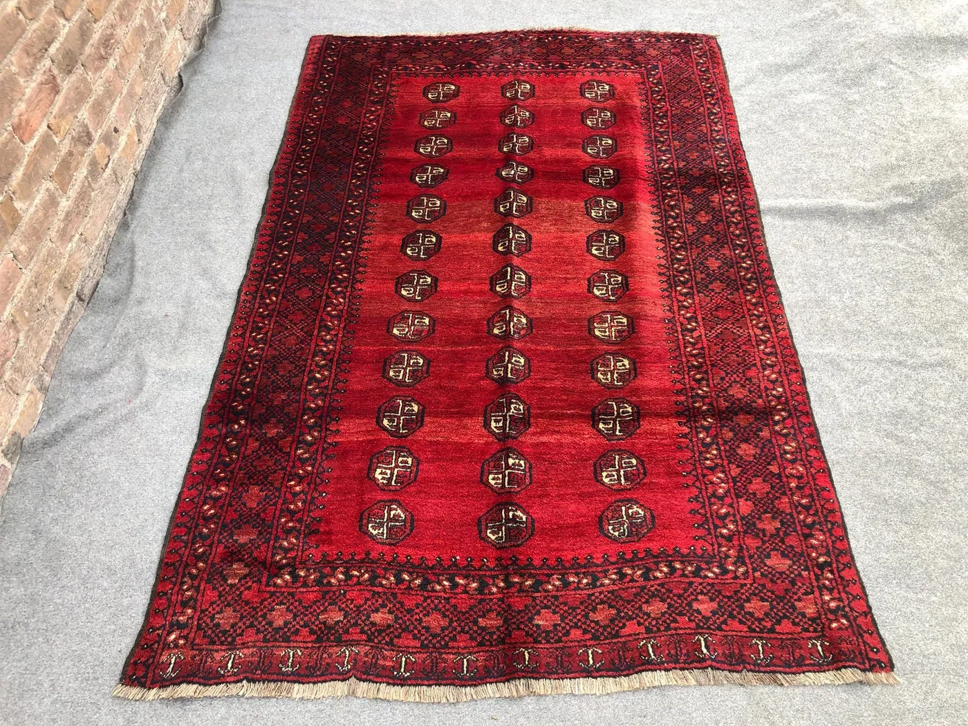5x7 Ft Antique Handmade Rug / Turkmani mora gull rug / old vintage rug / Gorgeous handmade rug / Super Area rug /Area room rug 142x219 cm