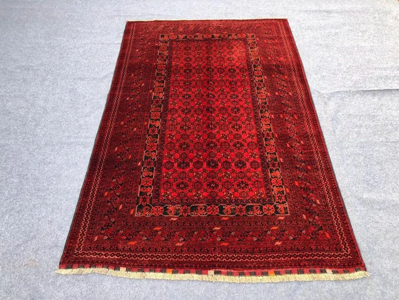 Turkmeni Vintage Rug 5x7 Afghani Antique Rug/ Afghan Handmade Wool Rug/ Oriental rug / Traditional Rug / Bedroom rug / Bukhara rug