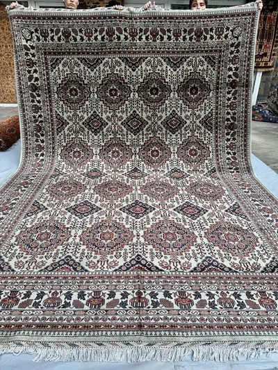 8x12 Large Afghan Khal Muhammadi Rug Oriental Hand Knotted Living Room Rug