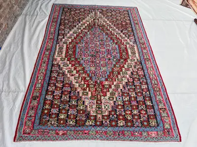 5'2x7'8 ft Vintage Afghan Kilim Rug, Handmade Flatweave Wool Rug, Colorful Floral Kilim Carpet, Boho Area Rug,